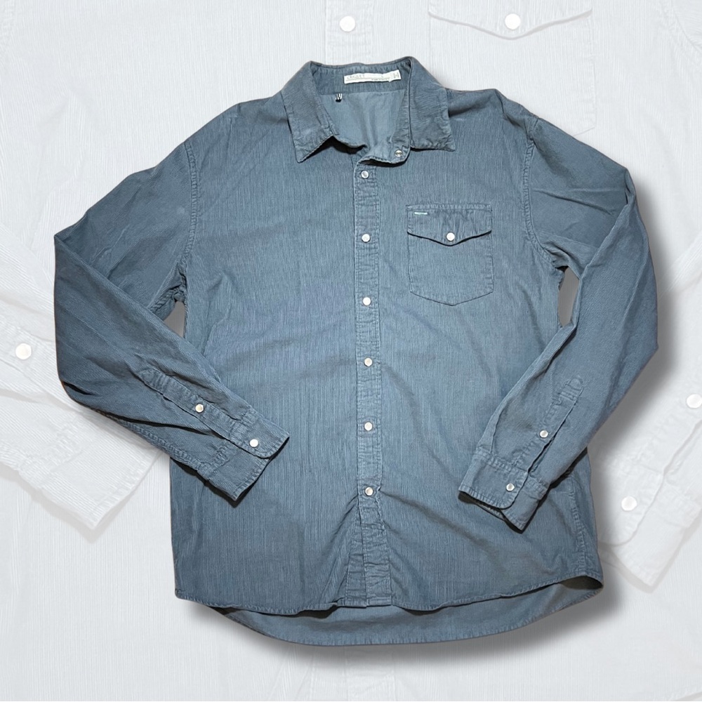 Criquet Men's Slate Blue Casual Shirt